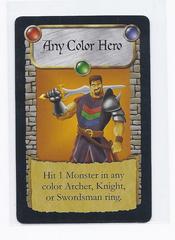 Castle Panic: Any Color Hero board game promo card fireside games